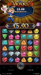 Gem Saviour · Identifikasi bentuk simbol permata dan kemunculan overlay diagram peta.